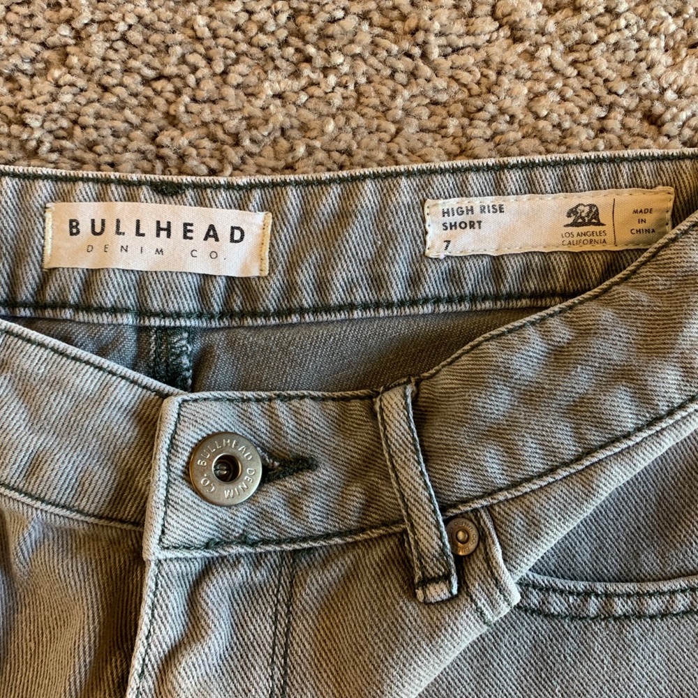 BullHead Denim High Rise Shorts - Picture 4 of 8